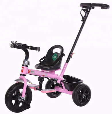 

Baybee HIMALIAN Tricycle Plug and Play Kids Tricycle Trike| Push handle |Foldable footrest | Parent Control -Seat Belt with Basket For Kids 2 and Up Boys & Girls ( Blue) S400B-BLU Tricycle(Blue)