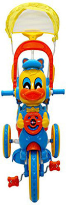 

STEPUPP BABY TRICYCLE FOR KIDS WITH FRONT OR BACK BASKET AND PARENT HANDLE OR MUSICAL TRICYCLE BLUE COLOUR KIDS TRICYCLE RECOMMENDED TRICYCLE FOR BABY GIRL OR TRICYCLE FOR BABY BOY OR TRICYCLE FOR TODDLER GIRL OR TRICYCLE FOR TODDLER BOY RECOMMENDED FOR T