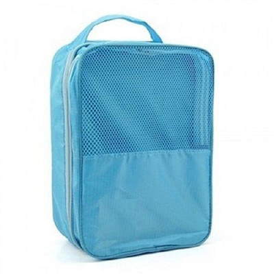 

Kanha Travel Your Life Shoes/Slippers Organizer Storage Pouch - Travelling Luggage Bag Chappal, Shoes, Sandals ( Sky Blue)(Blue)