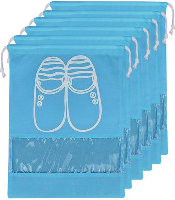 

Lify Shoe Pouch(Blue), Aqua blue