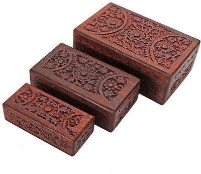 

Martemporium Makeup box 3 Vanity Box(Brown)
