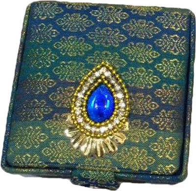 

Jay Blue Brocade Jewelley Box Jewellery Vanity Box(Blue)