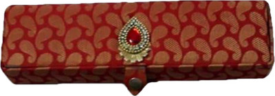 

Jay Maroon Brocade Jewelley Vanity Box Jewellery Vanity Box(Maroon)