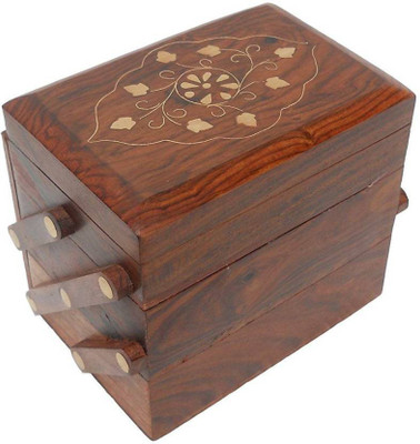 

Martemporium Makeup box 3 Vanity Box(Brown)