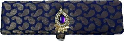 

Jay Blue Brocade Jewelley Vanity Box Jewellery Vanity Box(Blue)