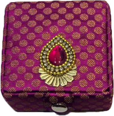 

Jay Pink Brcade Jewelley Box Jewellery Vanity Box(Pink)