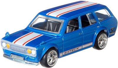 

Hot Wheels 50 Anniversary Fovourites Collection 71 Datsun Bluebird 510 Wagon Die-Cast(Multicolor)