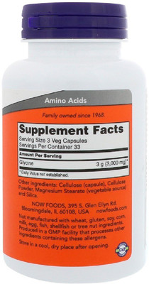 Now Foods Now Foods, Glycine,(100 No)