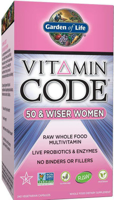 

Garden Of Life Vitamin Code - 50 & Wiser Women 240 vcaps(240 No)