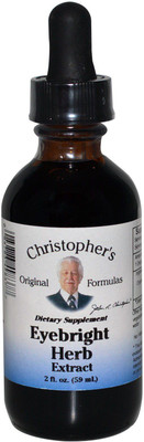 

Christopher Original Formulas Eyebright Herb Extract, 2 fl oz (59 ml) CRO-49837(59 ml)