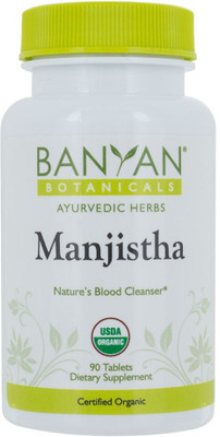 

Banyan Botanicals Manjistha Nature's Blood Cleanser 90 Tablets(90 No)