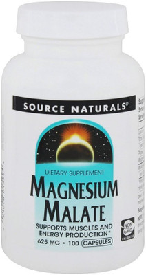 

Source Naturals Magnesium Malate - 625 mg - 100 Capsules(100 No)