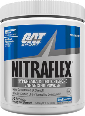 

GAT Nitraflex, 30 Serving, Blue Raspberry (Fresh Stock)(300 g)