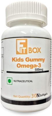 

FitBox Kids complete Omega-3 Gummy, Vegan, Fish Free, 30 count(1000 g)