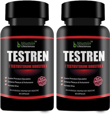 

Bhumija Lifesciences Testren (Testosterone Booster)(120 No)