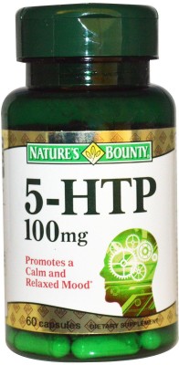 

Nature's Bounty 5-HTP, 100 mg, 60 Capsules(60 No)