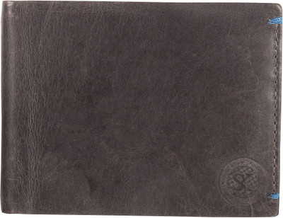 

Styler King Men Grey Genuine Leather Wallet(11 Card Slots)