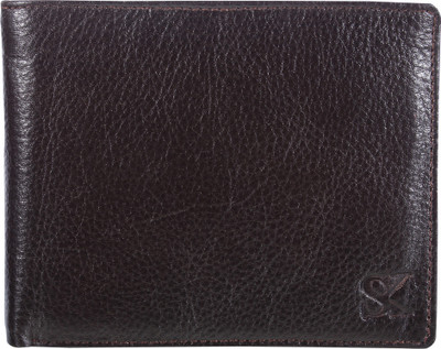 

Styler King Men Brown Genuine Leather Wallet(8 Card Slots)