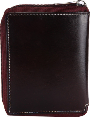 

Hide Hunt Men Brown Genuine Leather Wallet(5 Card Slots)