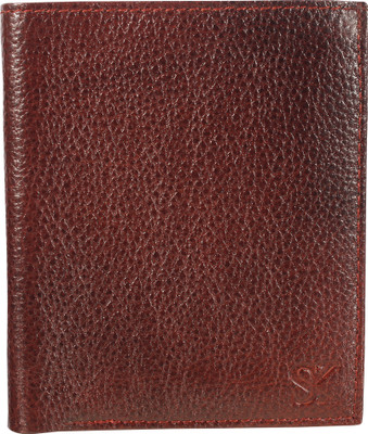 

Styler King Men Brown Genuine Leather Wallet(4 Card Slots)