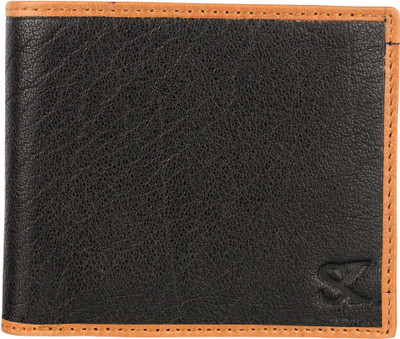 

Styler King Men Black Genuine Leather Wallet(8 Card Slots)
