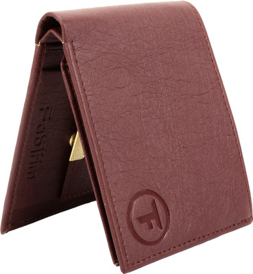 

FABTRIM Men Brown Artificial Leather, Fabric, Canvas Wallet(7 Card Slots)