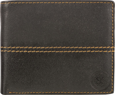 

Styler King Men Black Genuine Leather Wallet(6 Card Slots)