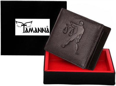 

Tamanna Men Casual Brown Genuine Leather Wallet(2 Card Slots)