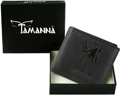

Tamanna Men Casual Black Genuine Leather Wallet(1 Card Slot)