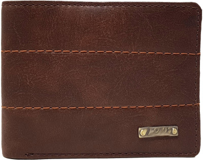 

Wildmount Men Brown Genuine Leather Wallet(3 Card Slots)