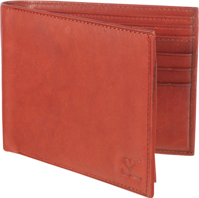

Styler King Men Brown Genuine Leather Wallet(7 Card Slots)