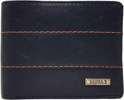 

Wildmount Men Black Genuine Leather Wallet(3 Card Slots)