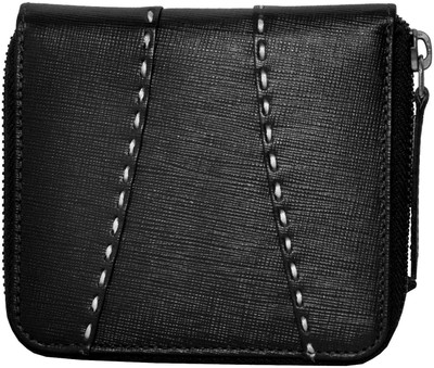 

Tamanna Men Black Genuine Leather Wallet(7 Card Slots)