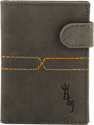 

Buff & Jack Men Grey Genuine Leather Card Holder(4 Card Slots)