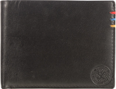 

Styler King Men Black Genuine Leather Wallet(8 Card Slots)
