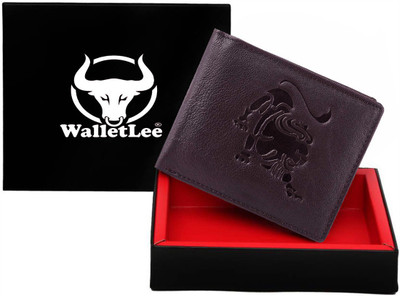 

WalletLee Men Brown Genuine Leather Wallet(1 Card Slot)