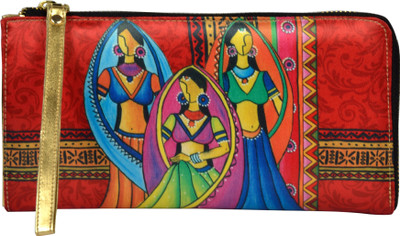 

All Things Sundar Women Multicolor Fabric Wallet(12 Card Slots)