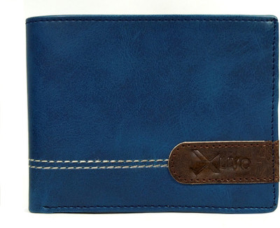 

Xlivo Men Blue Artificial Leather Wallet(6 Card Slots)