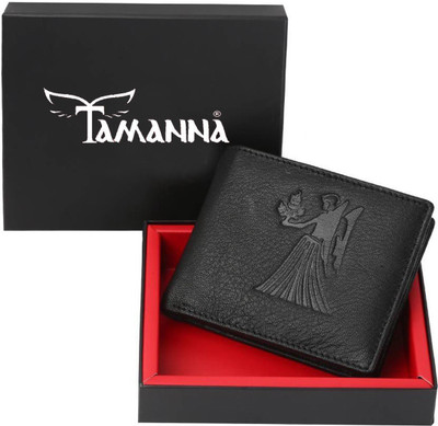 

Tamanna Men Casual Black Genuine Leather Wallet(1 Card Slot)
