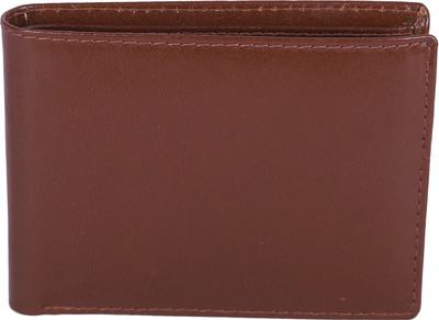 

swaggler Men Tan Genuine Leather Wallet(6 Card Slots)