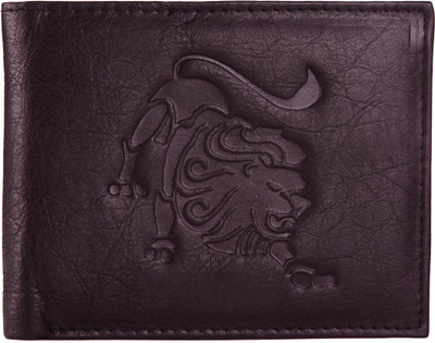 

Justrack Men Brown Genuine Leather Wallet(1 Card Slot)