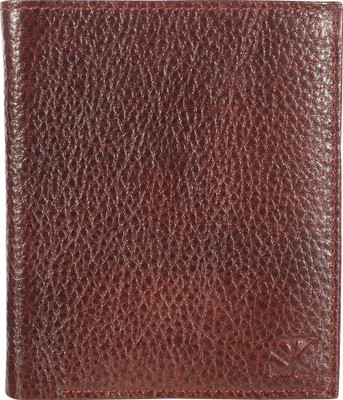 

Styler King Men Brown Genuine Leather Wallet(4 Card Slots)