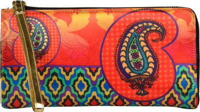 

All Things Sundar Women Multicolor Fabric Wallet(12 Card Slots)