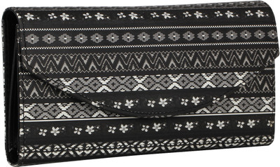 

K London Women Black Artificial Leather Wallet(4 Card Slots)