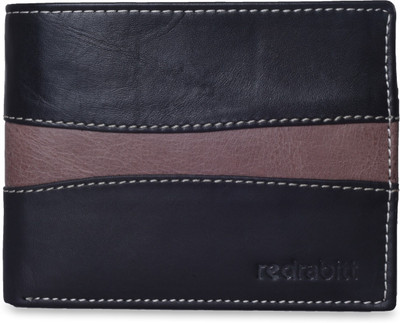 

Red Rabitt Men Formal Black, Brown Genuine Leather Wallet(9 Card Slots)