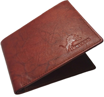 

jubleeo Men Casual Brown Genuine Leather Wallet(3 Card Slots), Maroon