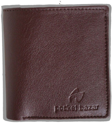 

pocket bazar Men Brown Genuine Leather Wallet(8 Card Slots)