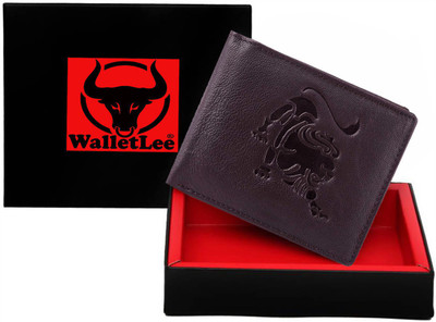 

WalletLee Men Brown Genuine Leather Wallet(1 Card Slot)