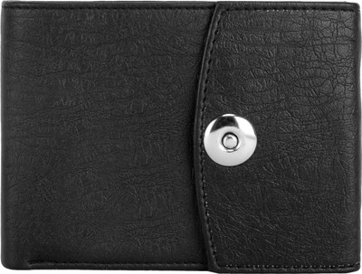 

MenStylam Men Tan Artificial Leather Wallet(3 Card Slots), Black