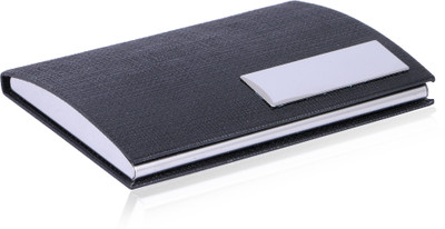 

Kambojson Men Black Artificial Leather Card Holder(1 Card Slot)